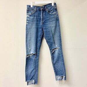 Citizens of Humanity Blue Straight Leg Jeans